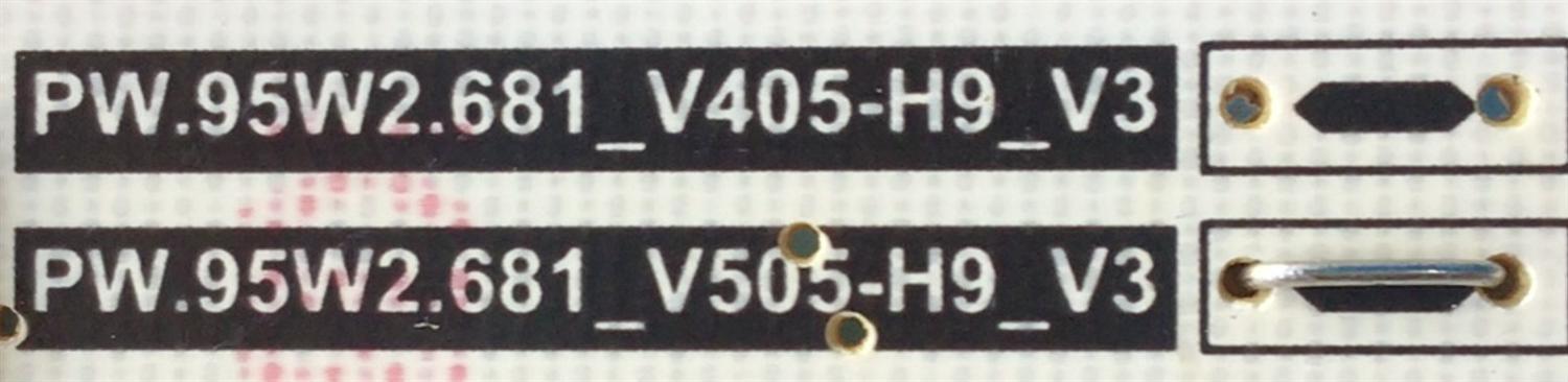 KIT DE TARJETAS  PARA TV VIZIO / MAIN 6M03M0004500R / TD.MT5691.U761 / A0003T00J / FUENTE PW.95W2.681_V505-H9_V3 / P500D104DB / B0002C00 / PANEL V500DJ6-D03 REV.CB / MODELO V505-H19	 - Imagen 4